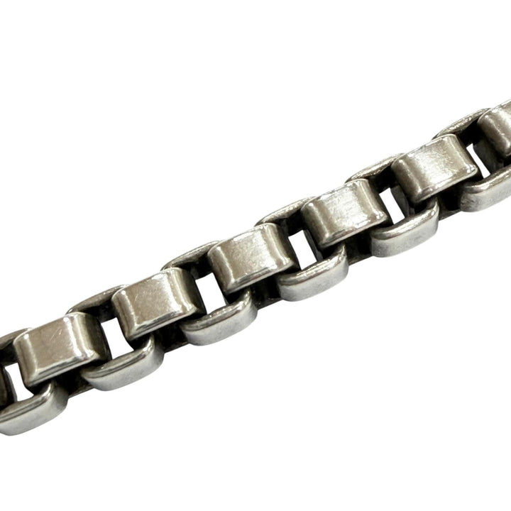 Great TIFFANY&Co. Necklace Venetian Chain Silver 925 mens