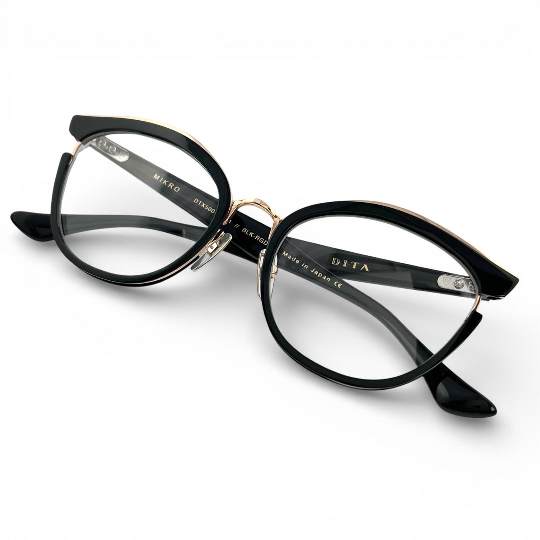 Excellent DITA Glasses MIKRO Cats eye black Women DTX500