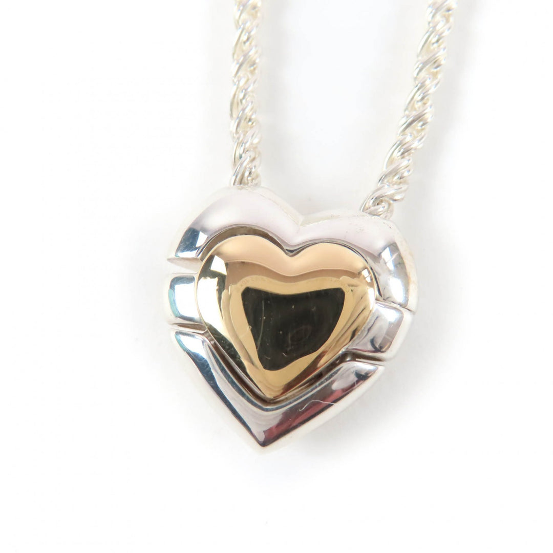 Excellent TIFFANY&Co. Necklace Puzzle heart Silver 925 Women