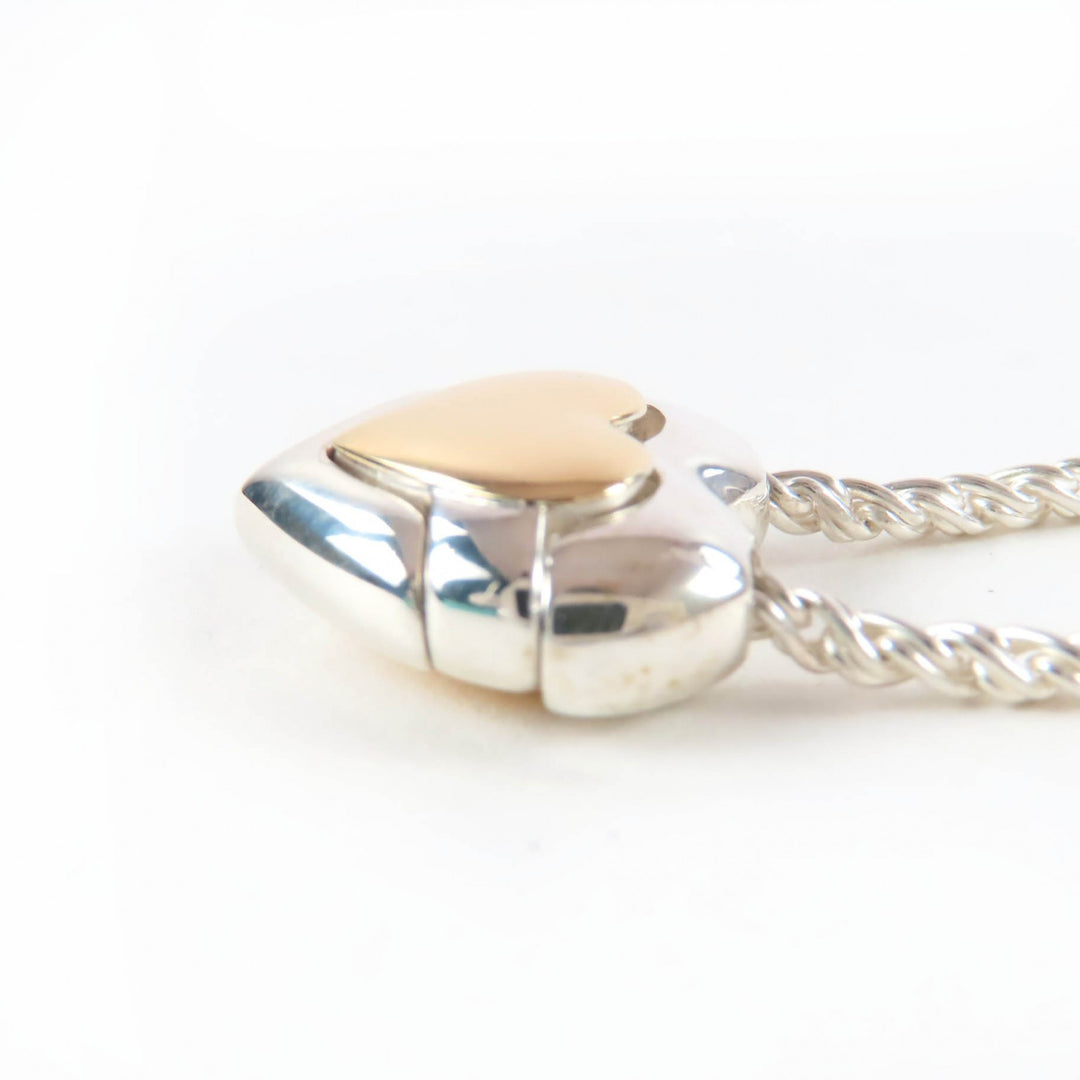 Excellent TIFFANY&Co. Necklace Puzzle heart Silver 925 Women