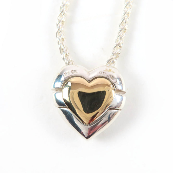 Excellent TIFFANY&Co. Necklace Puzzle heart Silver 925 Women