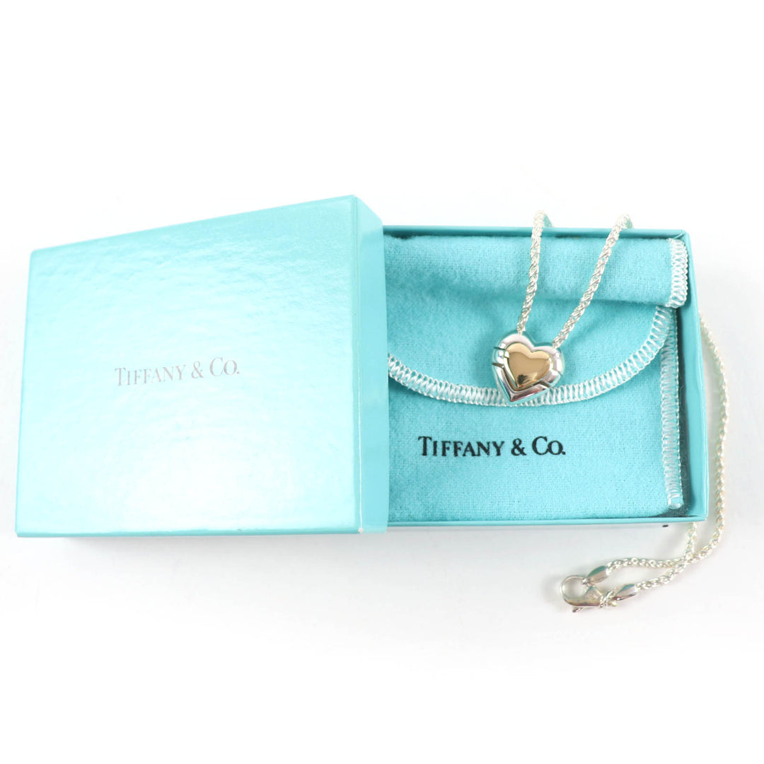 Excellent TIFFANY&Co. Necklace Puzzle heart Silver 925 Women