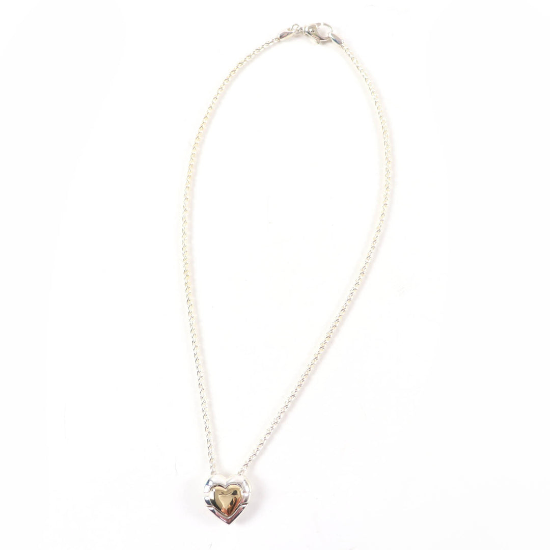 Excellent TIFFANY&Co. Necklace Puzzle heart Silver 925 Women