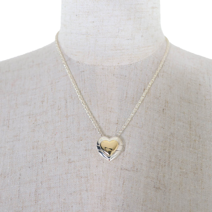 Excellent TIFFANY&Co. Necklace Puzzle heart Silver 925 Women