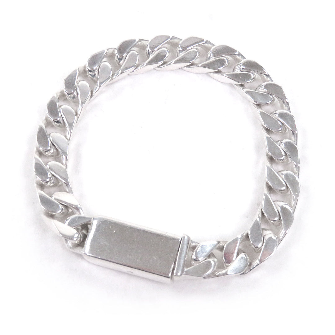 Very Good GUCCI bracelet Kihei Chain Silver SV925 Women 17