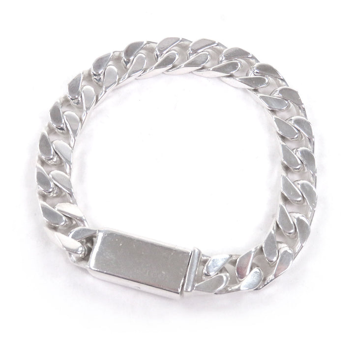 Very Good GUCCI bracelet Kihei Chain Silver SV925 Women 17
