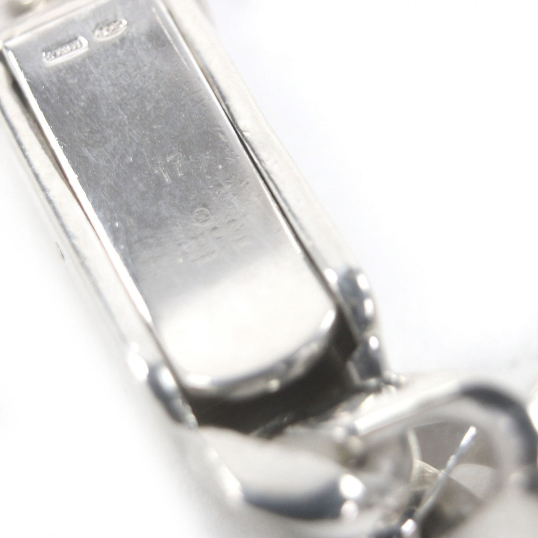 Very Good GUCCI bracelet Kihei Chain Silver SV925 Women 17