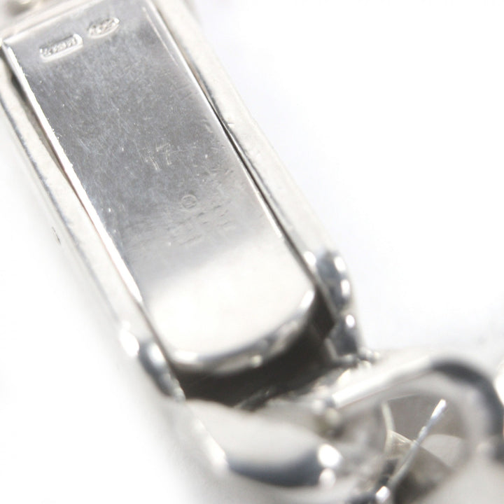 Very Good GUCCI bracelet Kihei Chain Silver SV925 Women 17
