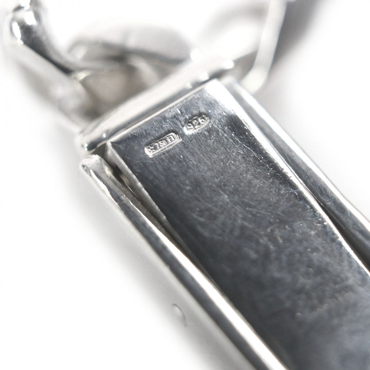 Very Good GUCCI bracelet Kihei Chain Silver SV925 Women 17