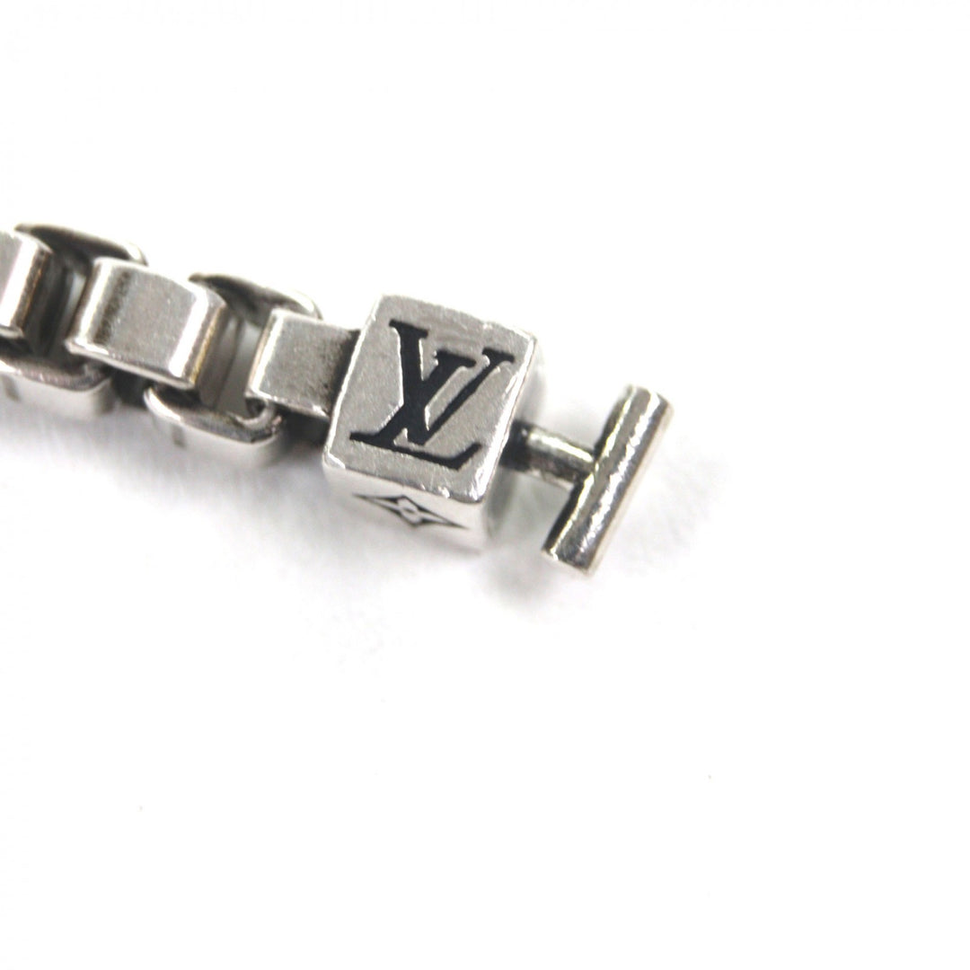 Great LOUIS VUITTON bracelet LV Tailor Silver AG925 mens M M1149M