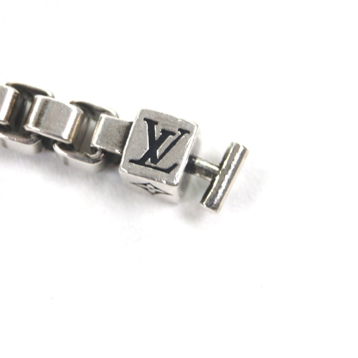 Great LOUIS VUITTON bracelet LV Tailor Silver AG925 mens M M1149M