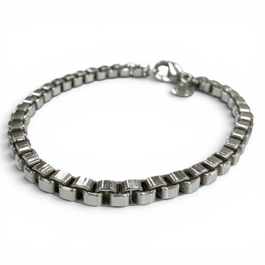 Great TIFFANY&Co. bracelet Venetian Chain Silver 925 mens