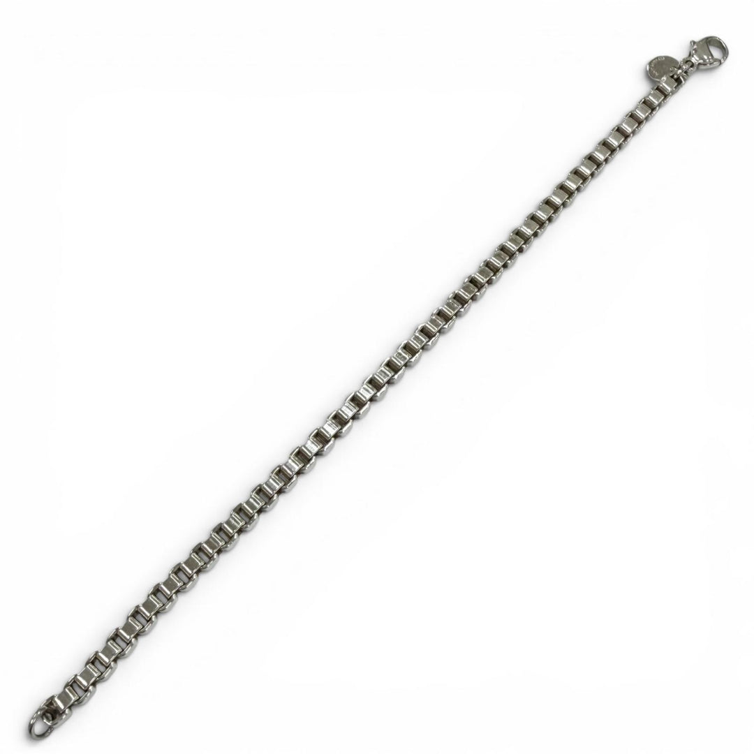 Great TIFFANY&Co. bracelet Venetian Chain Silver 925 mens