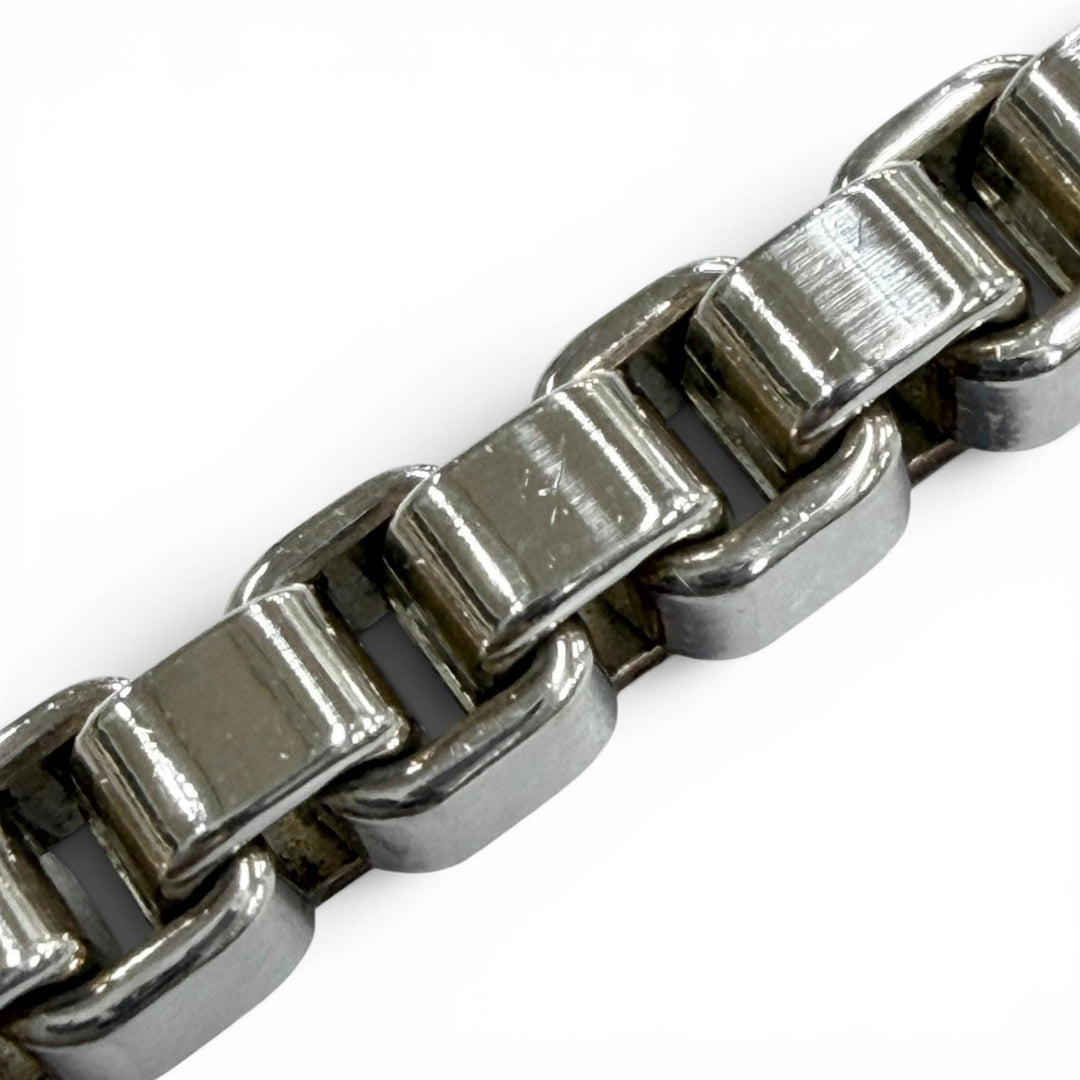 Great TIFFANY&Co. bracelet Venetian Chain Silver 925 mens
