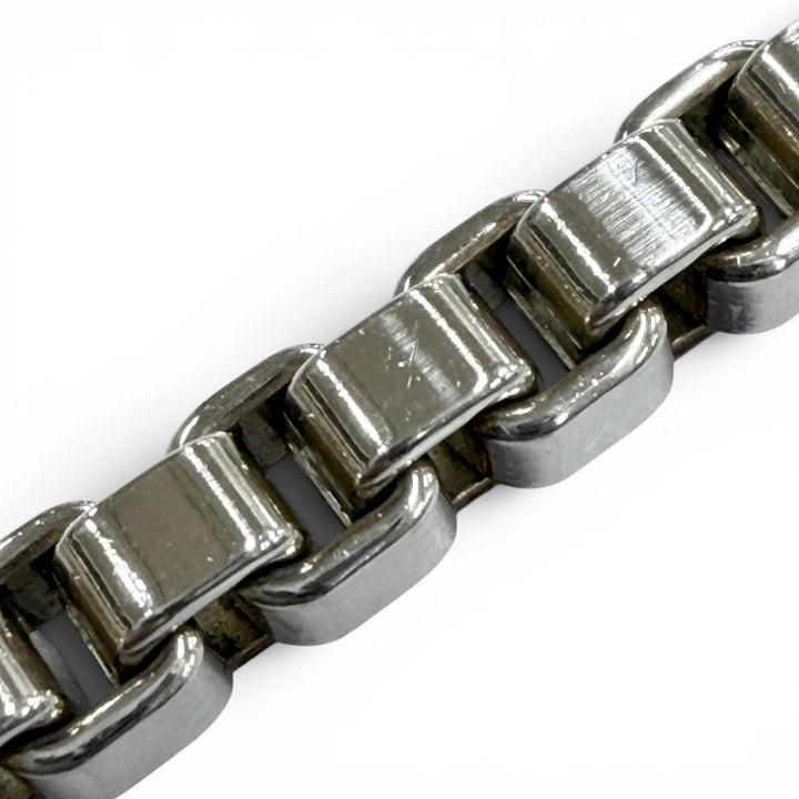 Great TIFFANY&Co. bracelet Venetian Chain Silver 925 mens