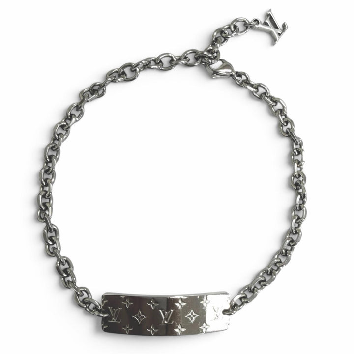 Great LOUIS VUITTON Bracelet Monogram Bold Current product Silver