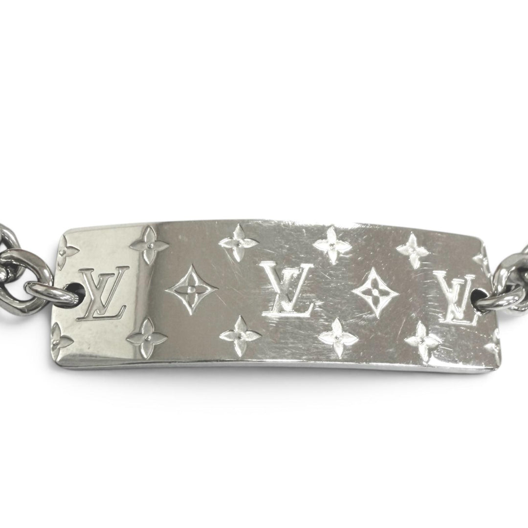 Great LOUIS VUITTON Bracelet Monogram Bold Current product Silver