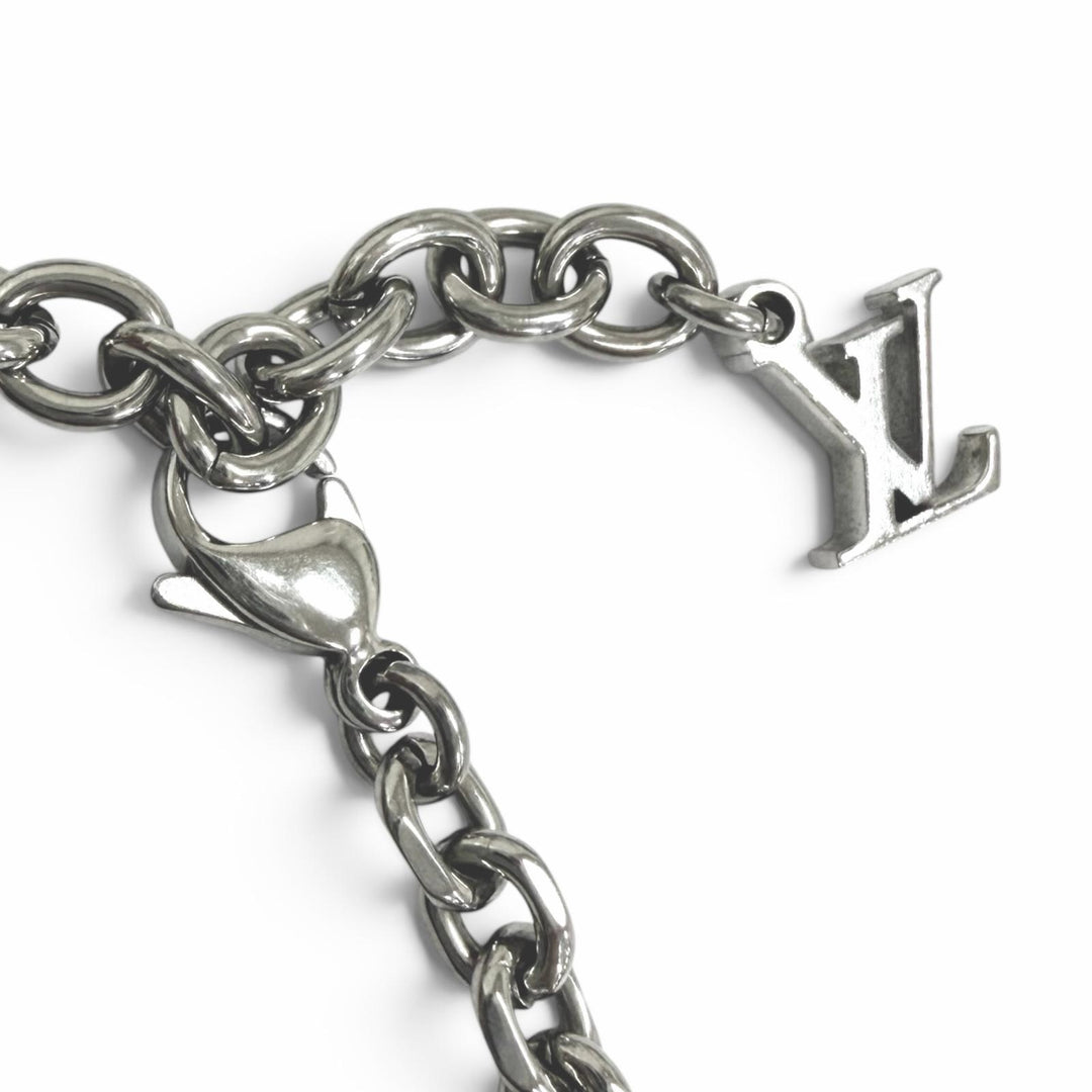 Great LOUIS VUITTON Bracelet Monogram Bold Current product Silver