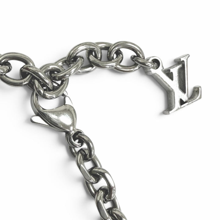 Great LOUIS VUITTON Bracelet Monogram Bold Current product Silver