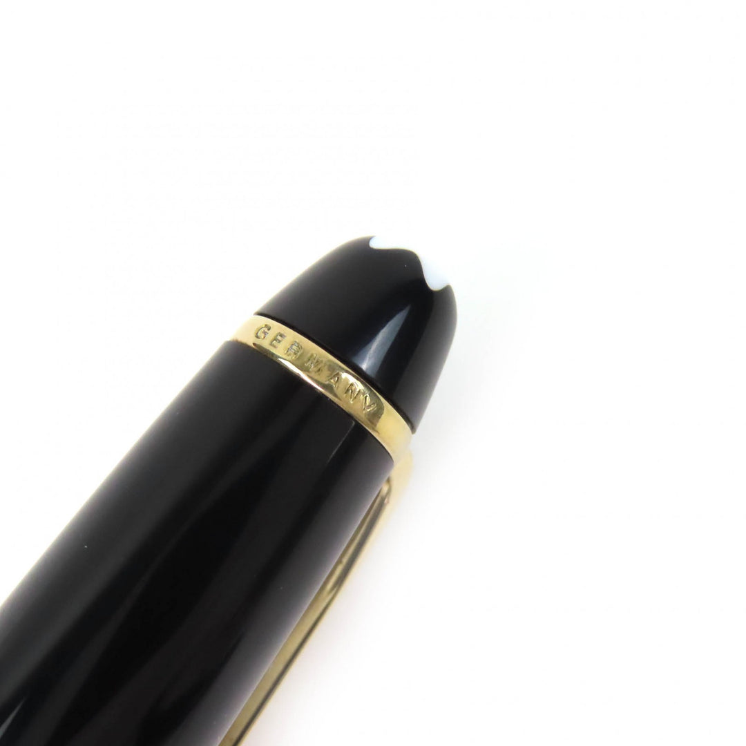 Very Good MONTBLANC fountain pen Meisterstück Classic white star black 14K mens