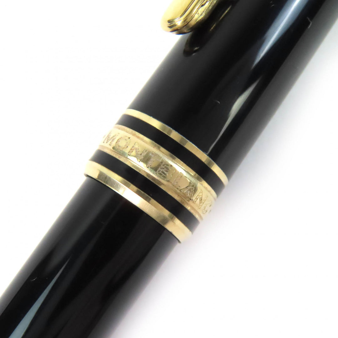 Very Good MONTBLANC fountain pen Meisterstück Classic white star black 14K mens