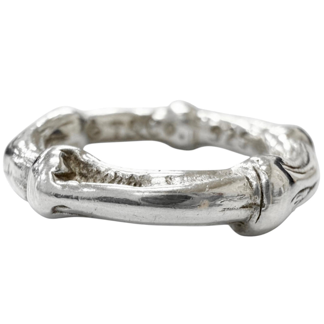 Great TIFFANY&Co. Ring ring 1996 Bamboo Silver SV925 Women