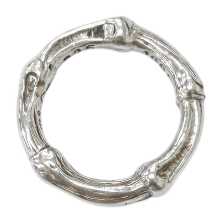 Great TIFFANY&Co. Ring ring 1996 Bamboo Silver SV925 Women