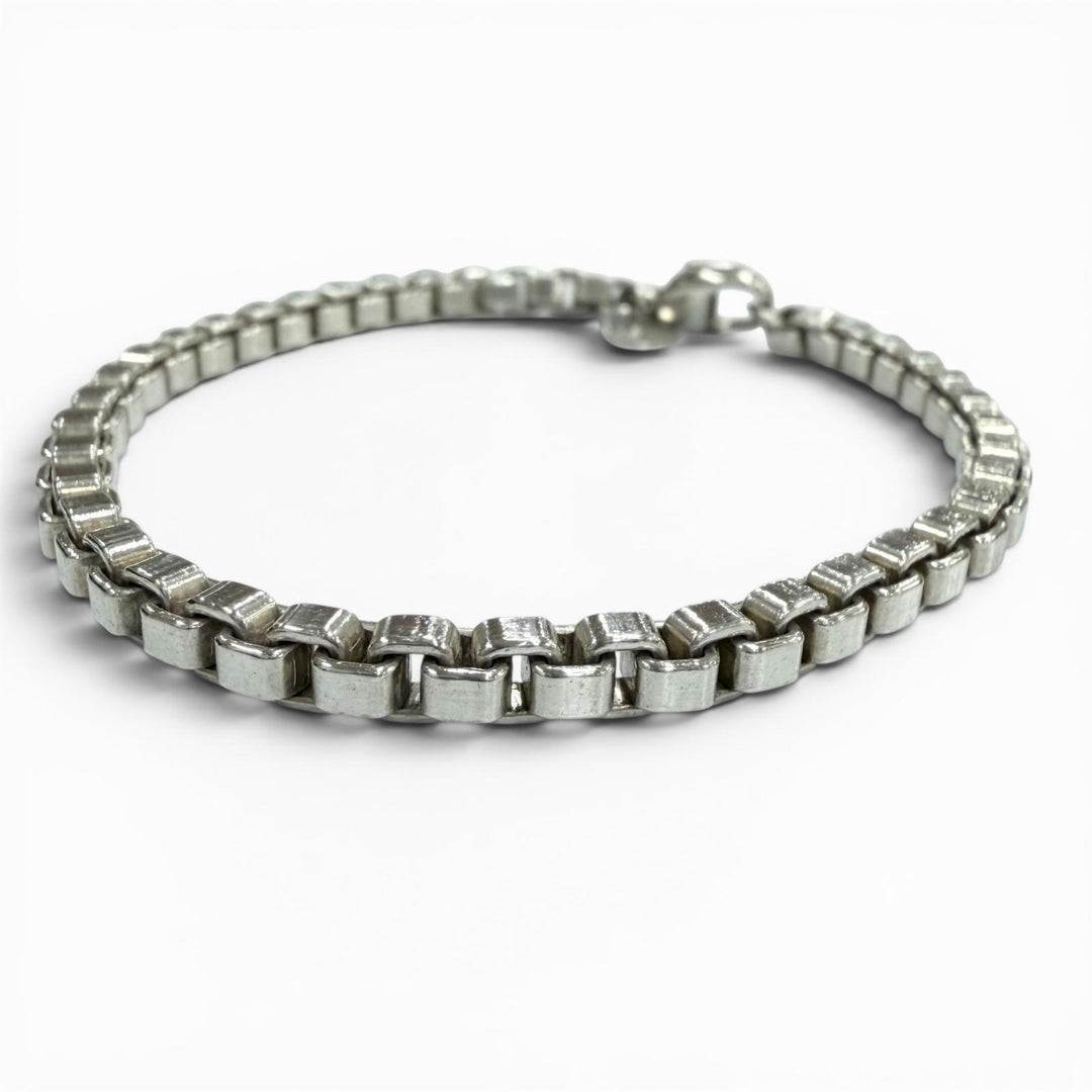 Great TIFFANY&Co. bracelet Venetian Chain Silver 925 mens