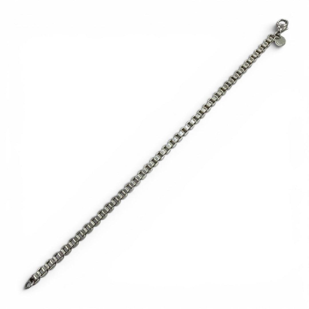Great TIFFANY&Co. bracelet Venetian Chain Silver 925 mens