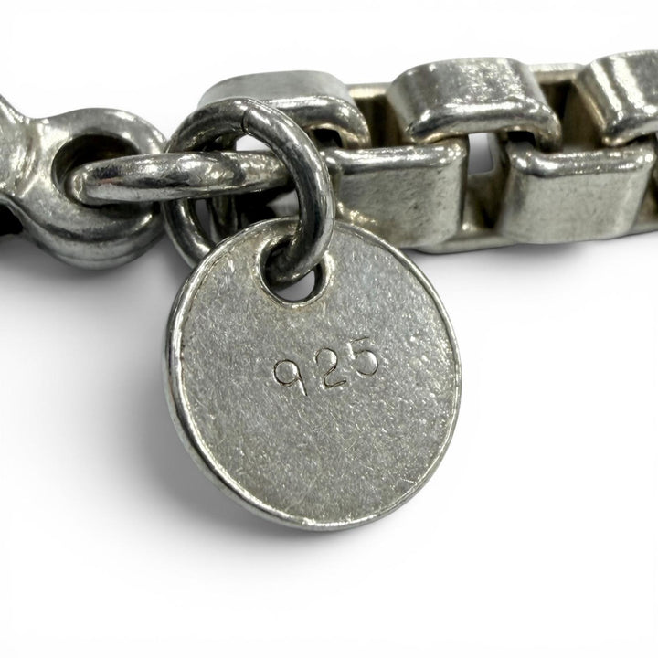 Great TIFFANY&Co. bracelet Venetian Chain Silver 925 mens