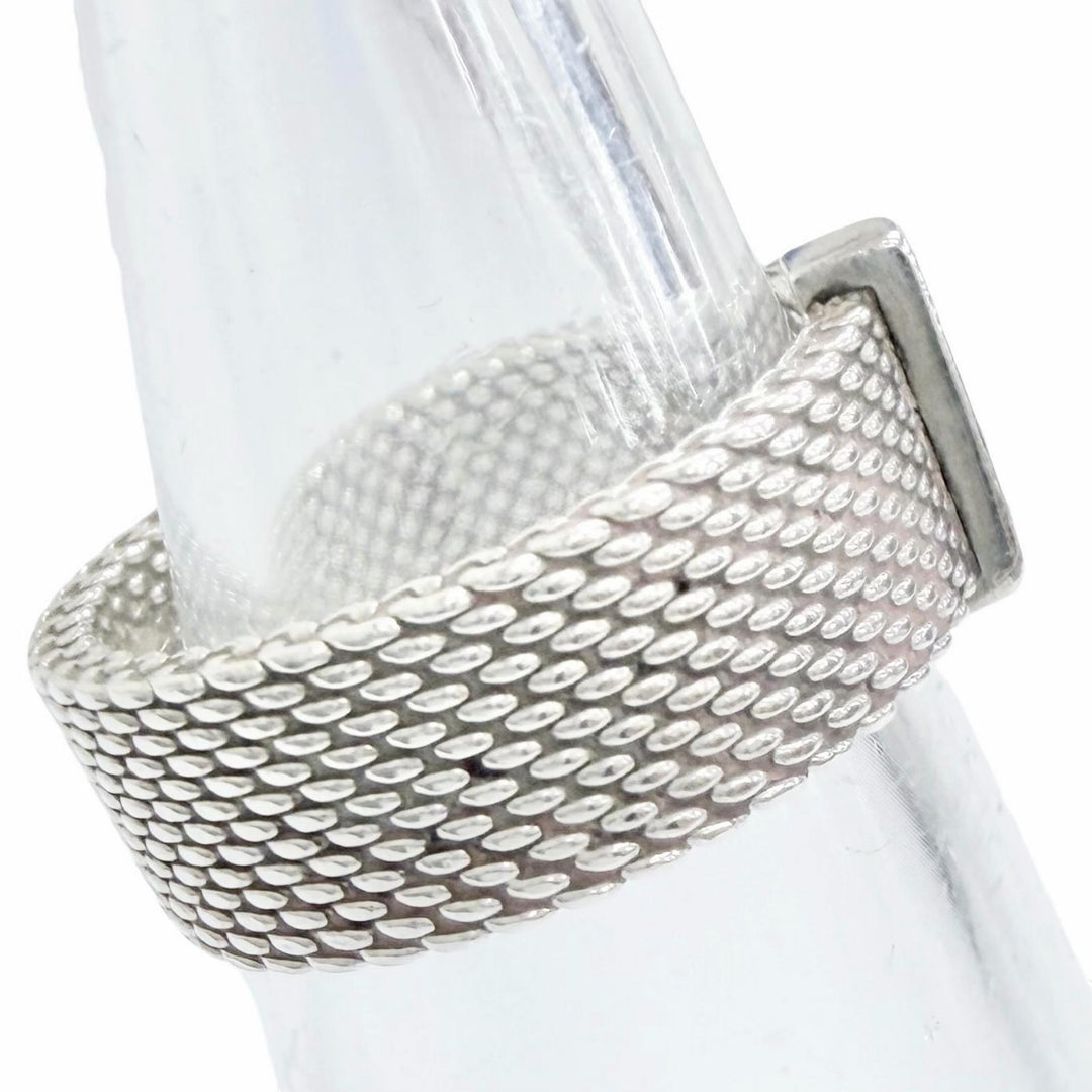 Great TIFFANY&Co. Ring ring Somerset 4P Diamond 925 Silver 925 Women