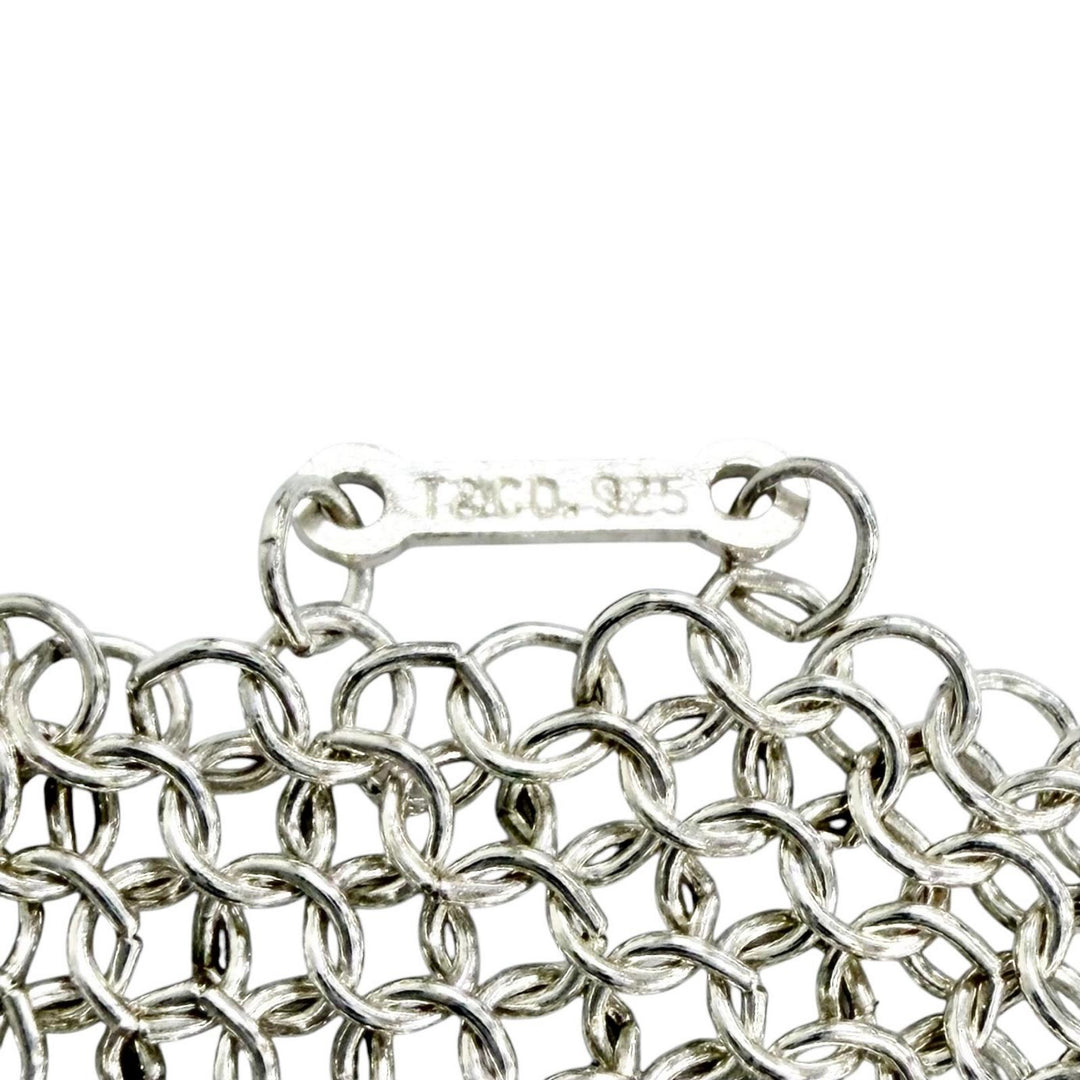 Great TIFFANY&Co. Necklace Mesh Necklace Silver 925