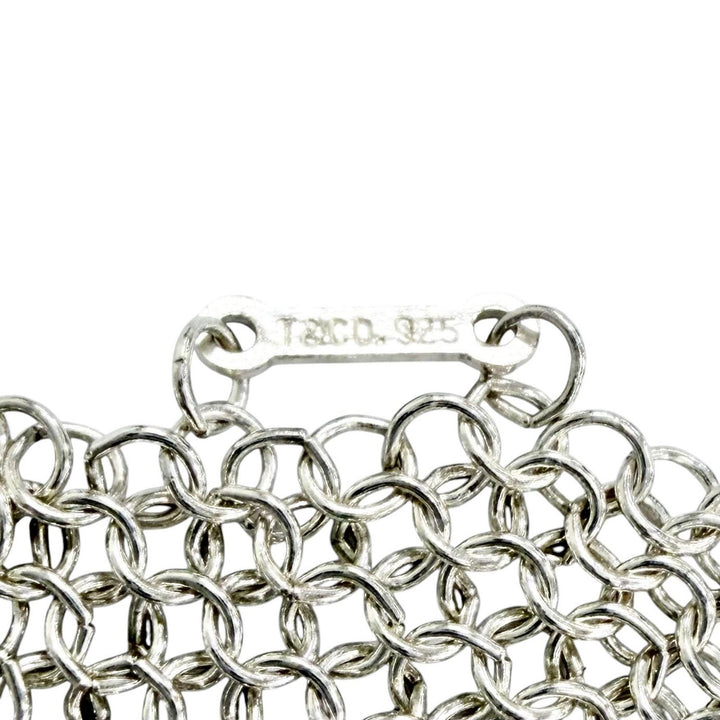 Great TIFFANY&Co. Necklace Mesh Necklace Silver 925