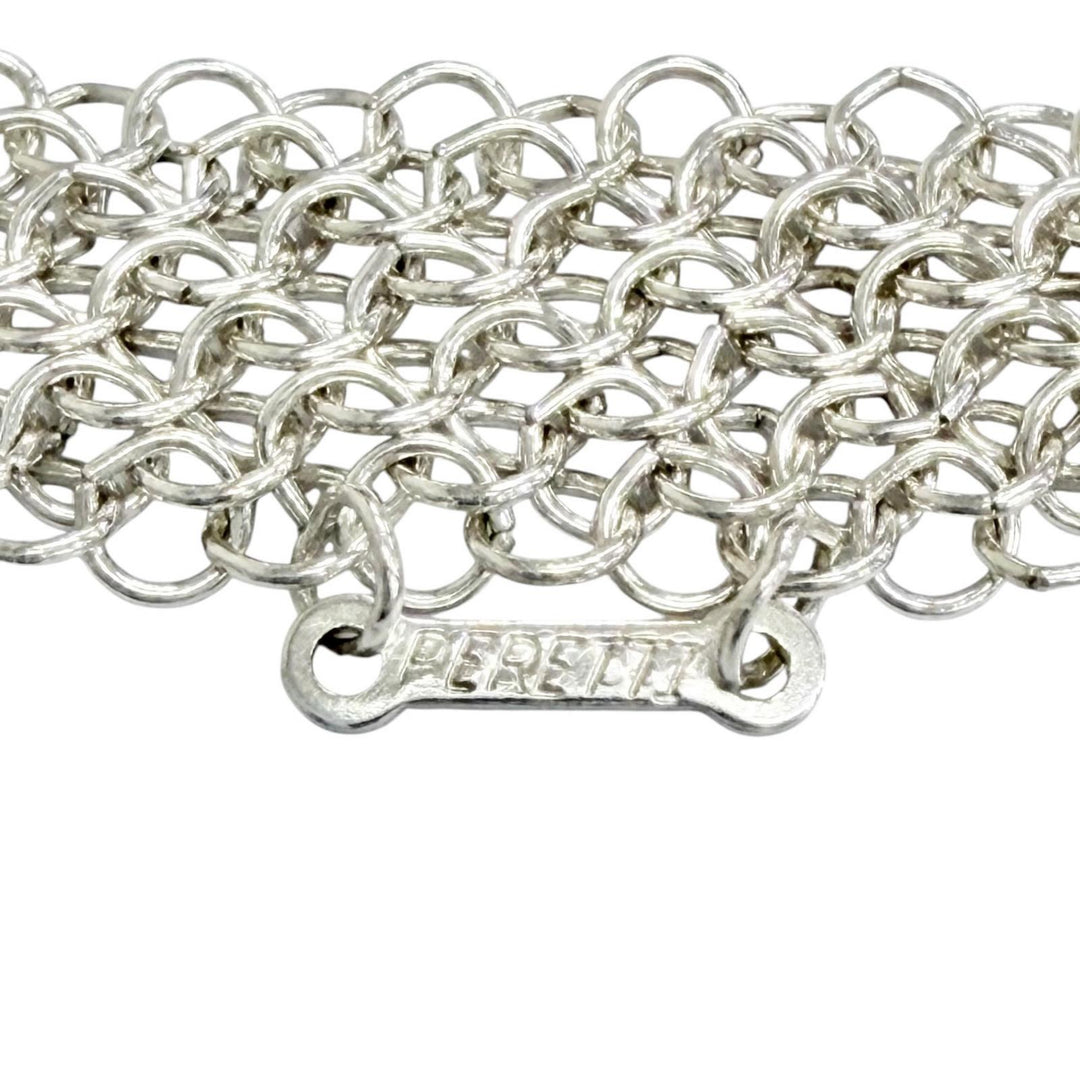 Great TIFFANY&Co. Necklace Mesh Necklace Silver 925