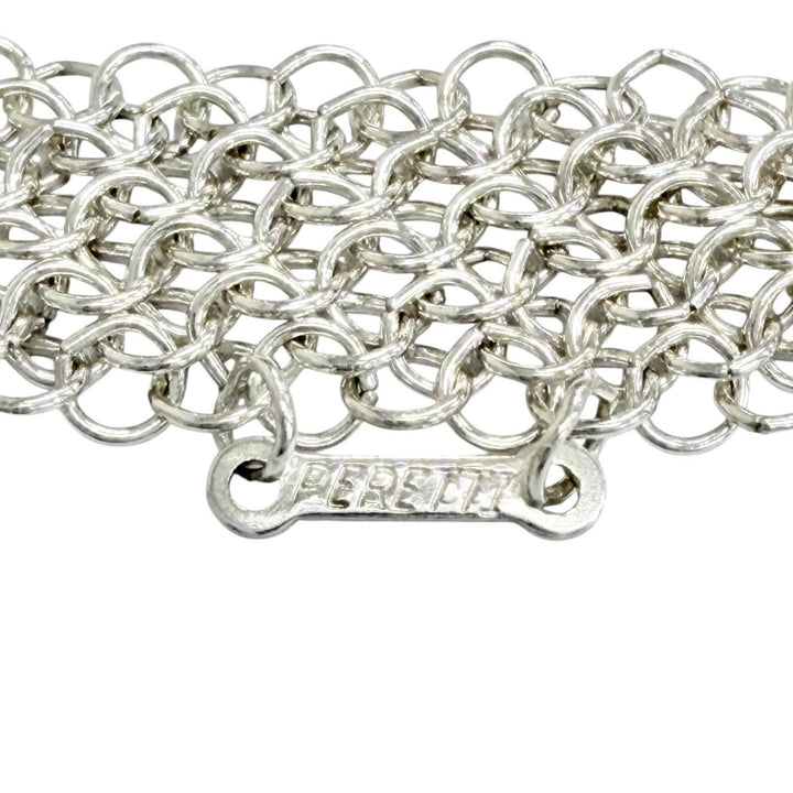 Great TIFFANY&Co. Necklace Mesh Necklace Silver 925