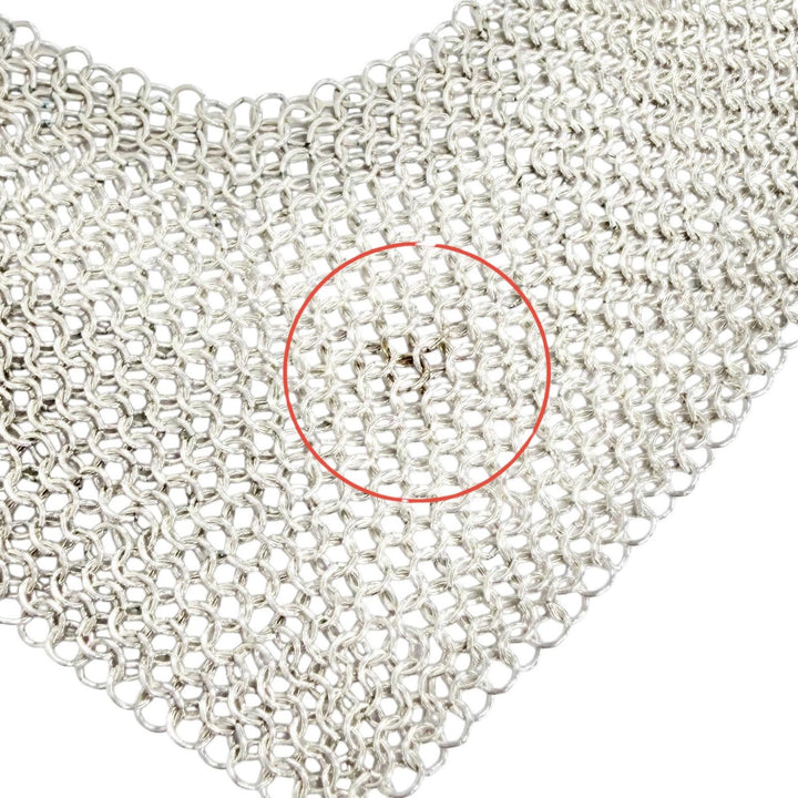 Great TIFFANY&Co. Necklace Mesh Necklace Silver 925