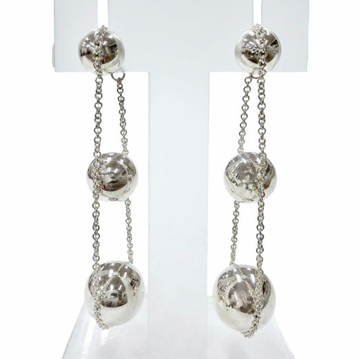 Great TIFFANY&Co. Pierce Hardware triple drop Silver AG925 Women