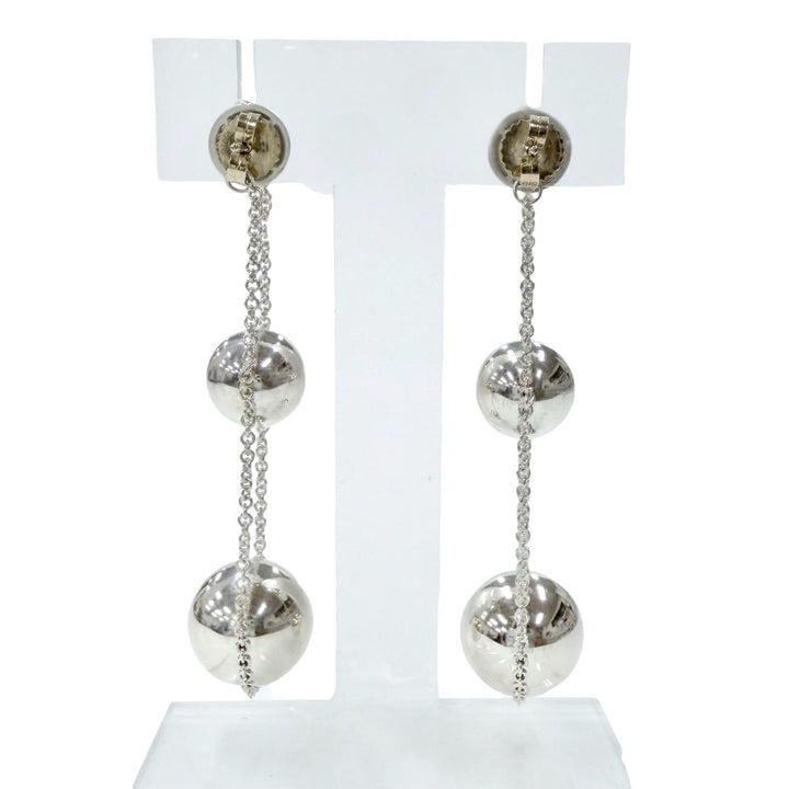 Great TIFFANY&Co. Pierce Hardware triple drop Silver AG925 Women