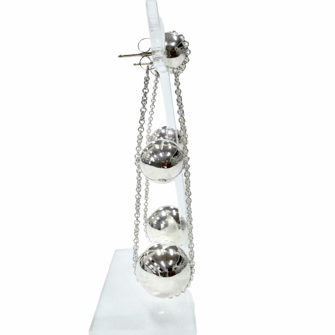 Great TIFFANY&Co. Pierce Hardware triple drop Silver AG925 Women