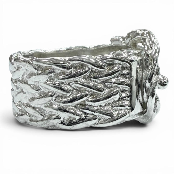 Excellent HERMES Ring ring Diane Silver 925 mens 52
