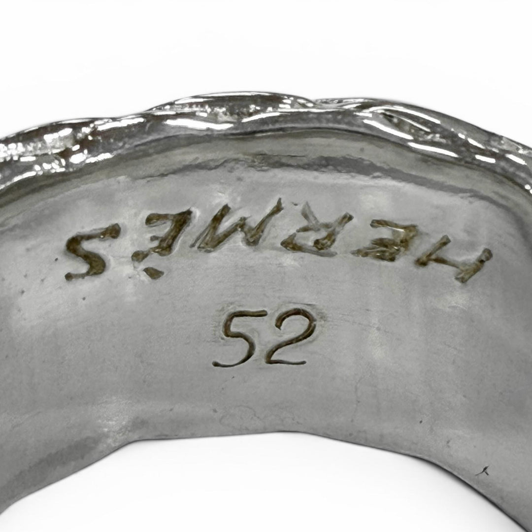 Excellent HERMES Ring ring Diane Silver 925 mens 52
