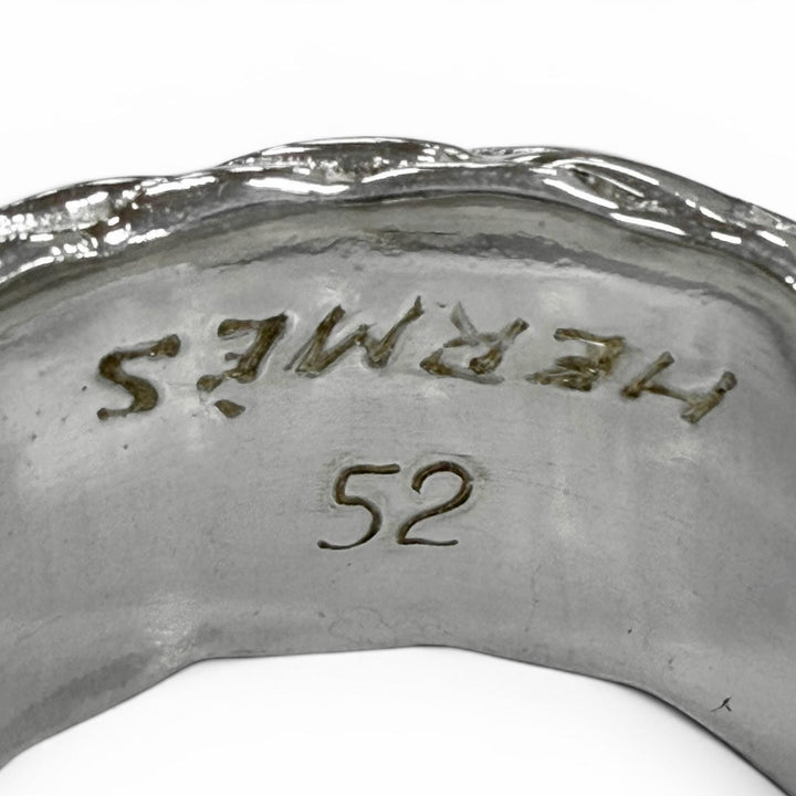 Excellent HERMES Ring ring Diane Silver 925 mens 52