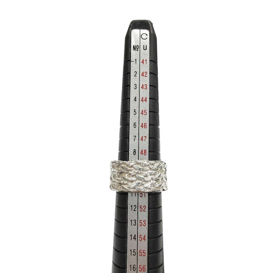 Excellent HERMES Ring ring Diane Silver 925 mens 52