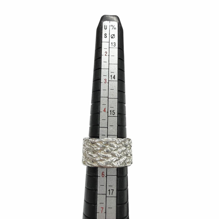 Excellent HERMES Ring ring Diane Silver 925 mens 52