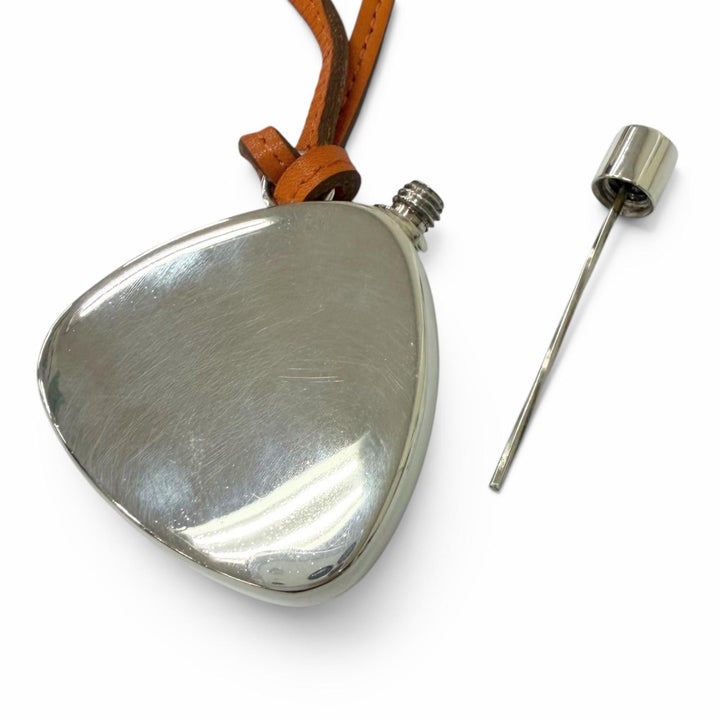 Great HERMES Necklace Perfume bottle Silver SV925 mens