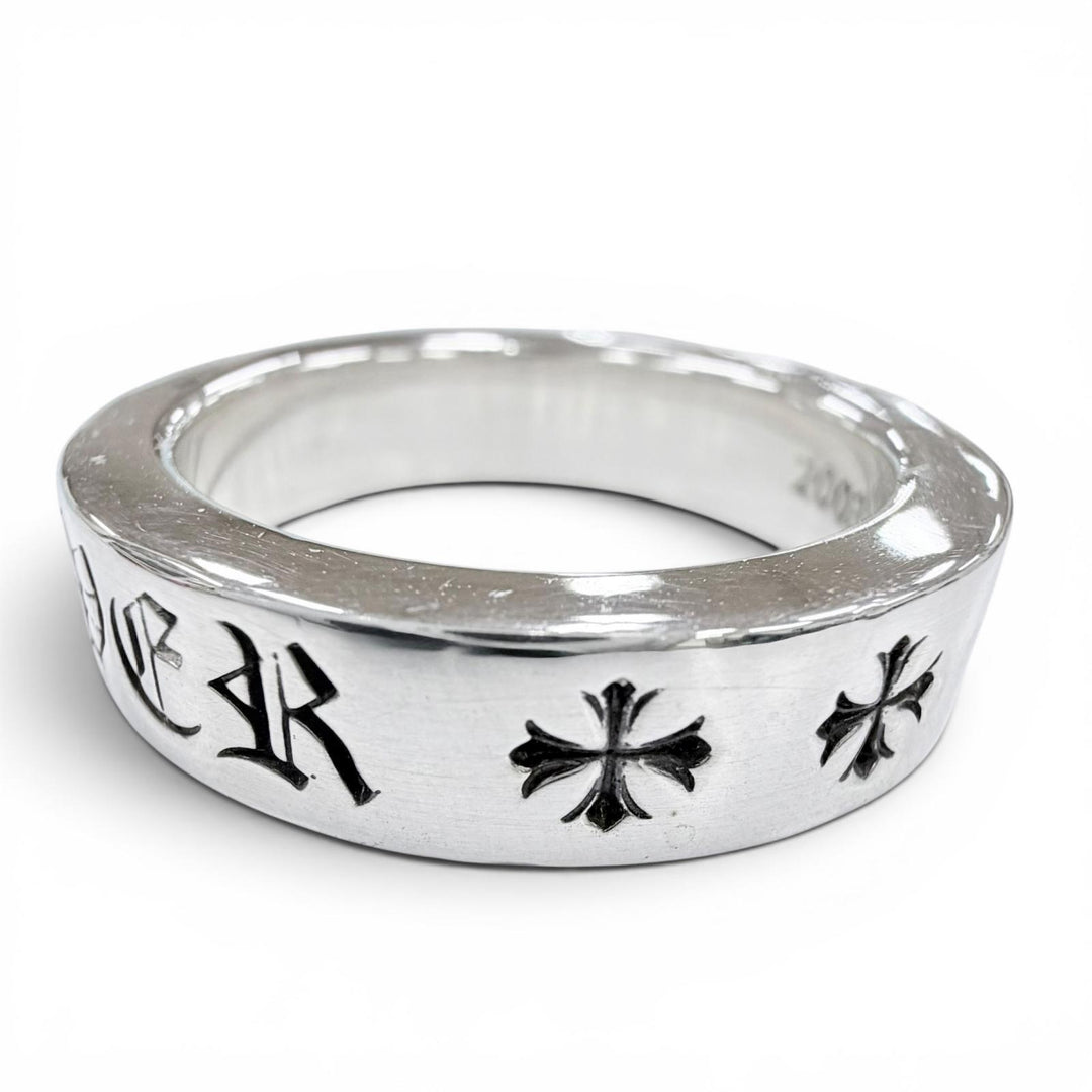Excellent CHROME HEARTS Ring ring SPACER FOREVER 0.2"" Ring Silver 925 mens