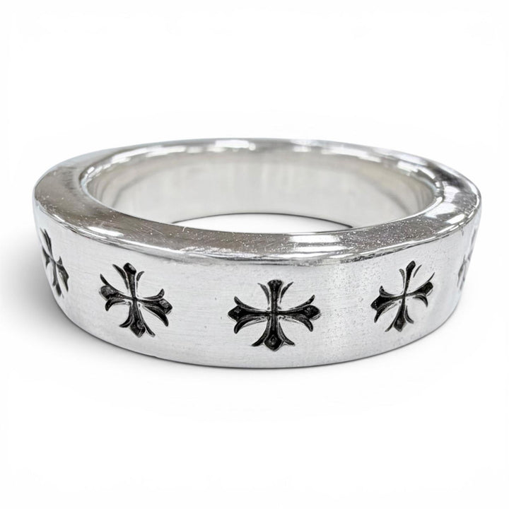 Excellent CHROME HEARTS Ring ring SPACER FOREVER 0.2"" Ring Silver 925 mens