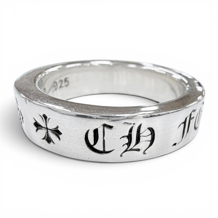 Excellent CHROME HEARTS Ring ring SPACER FOREVER 0.2"" Ring Silver 925 mens