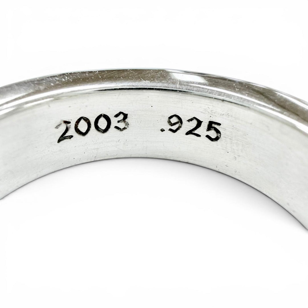 Excellent CHROME HEARTS Ring ring SPACER FOREVER 0.2"" Ring Silver 925 mens