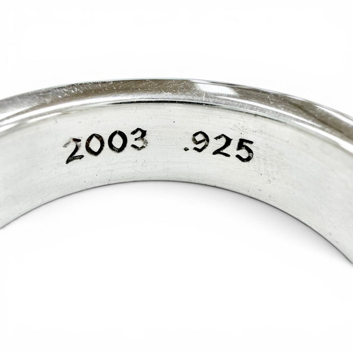 Excellent CHROME HEARTS Ring ring SPACER FOREVER 0.2"" Ring Silver 925 mens